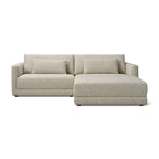 Canapé d'angle modulaire 3 pièces Wind Down, lin