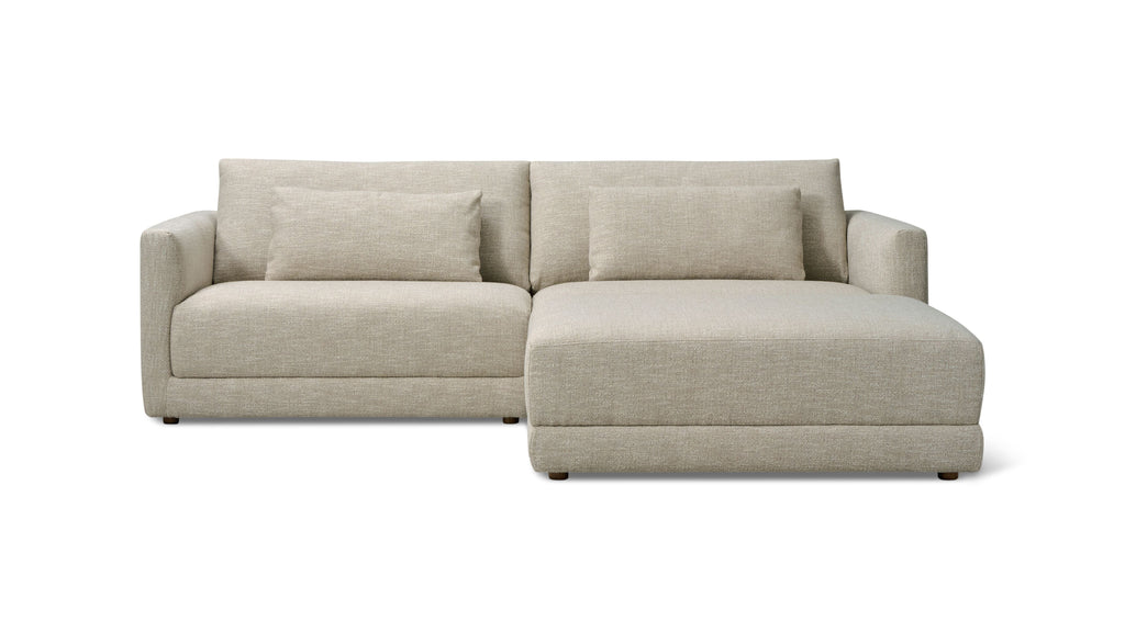 Canapé d'angle modulaire 3 pièces Wind Down, lin