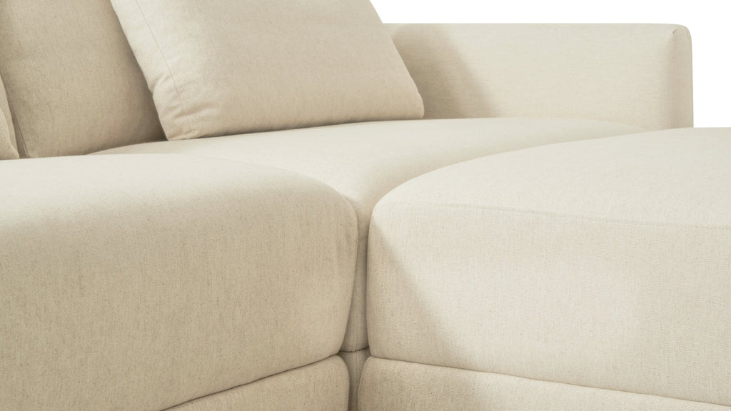 Canapé d'angle modulaire 3 pièces Wind Down, plage