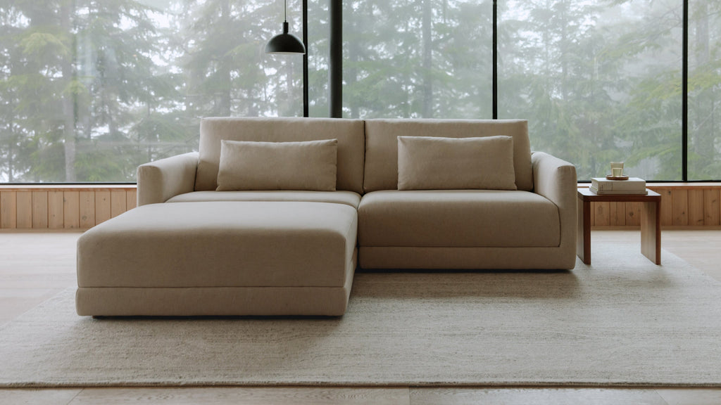 Canapé d'angle modulaire 3 pièces Wind Down, plage