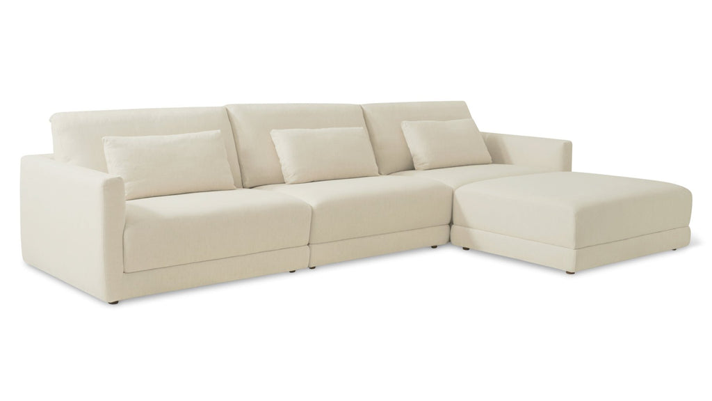 Canapé d'angle modulaire 4 pièces Wind Down, plage