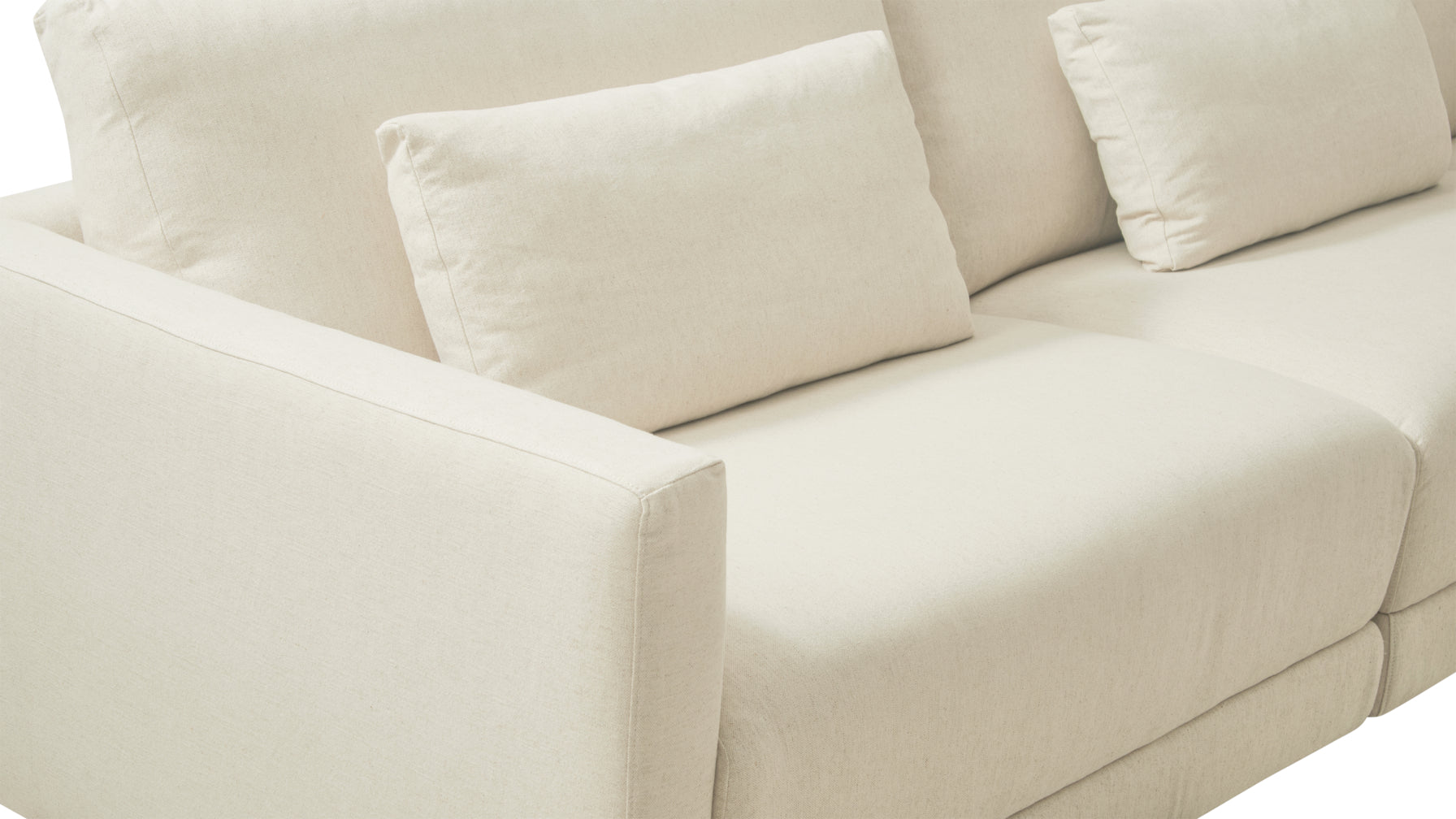 Canapé d'angle modulaire 4 pièces Wind Down, plage