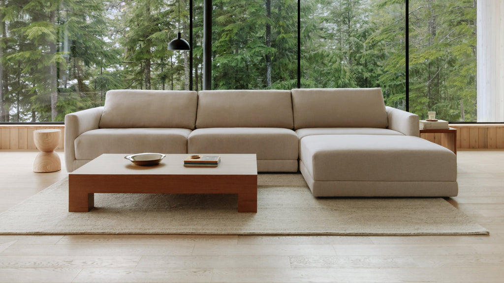 Canapé d'angle modulaire 4 pièces Wind Down, plage