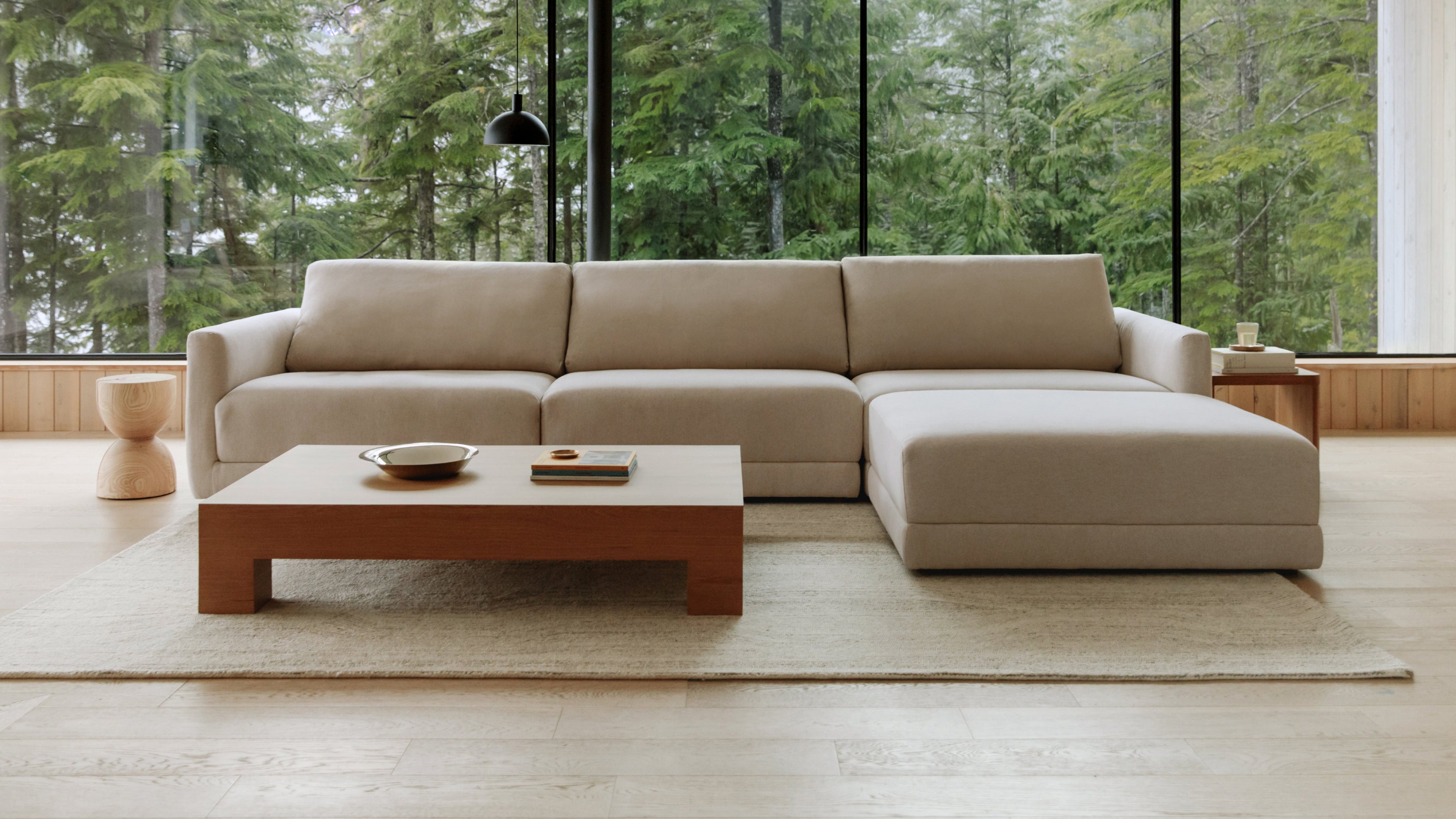 Canapé d'angle modulaire 4 pièces Wind Down, plage