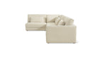 Canapé d'angle modulaire 4 pièces Wind Down, à gauche, plage