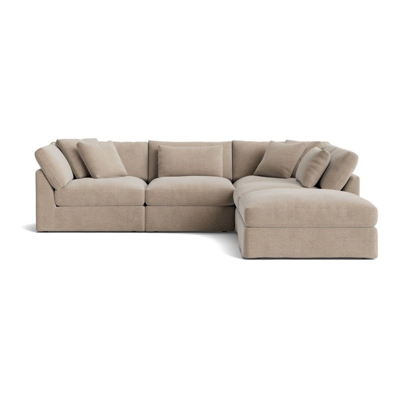 Canapé d'angle modulaire 5 pièces Get Together™, grand modèle, couleur champagne