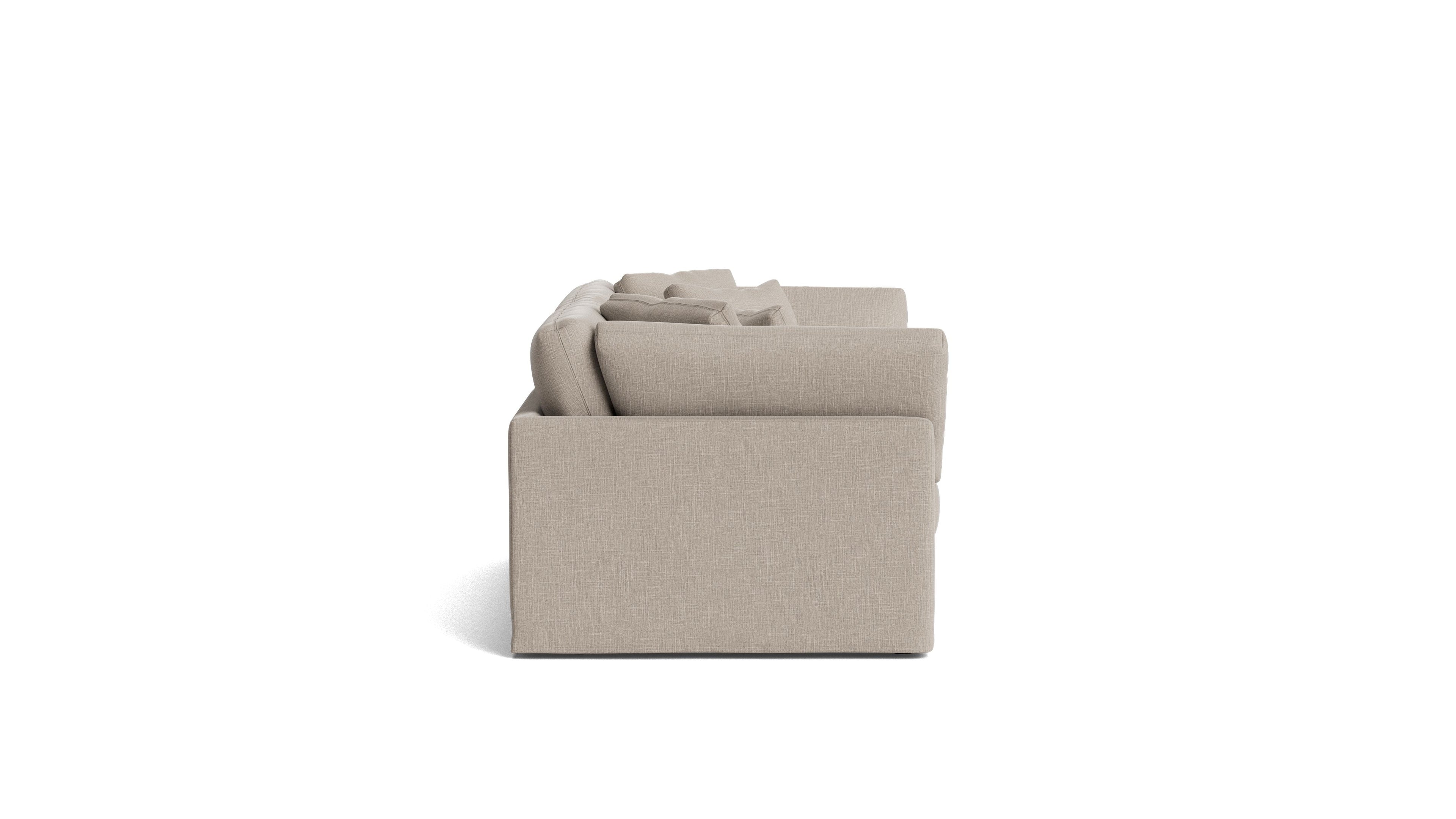 Canapé modulaire 2 pièces Get Together™, grand modèle, couleur galet clair