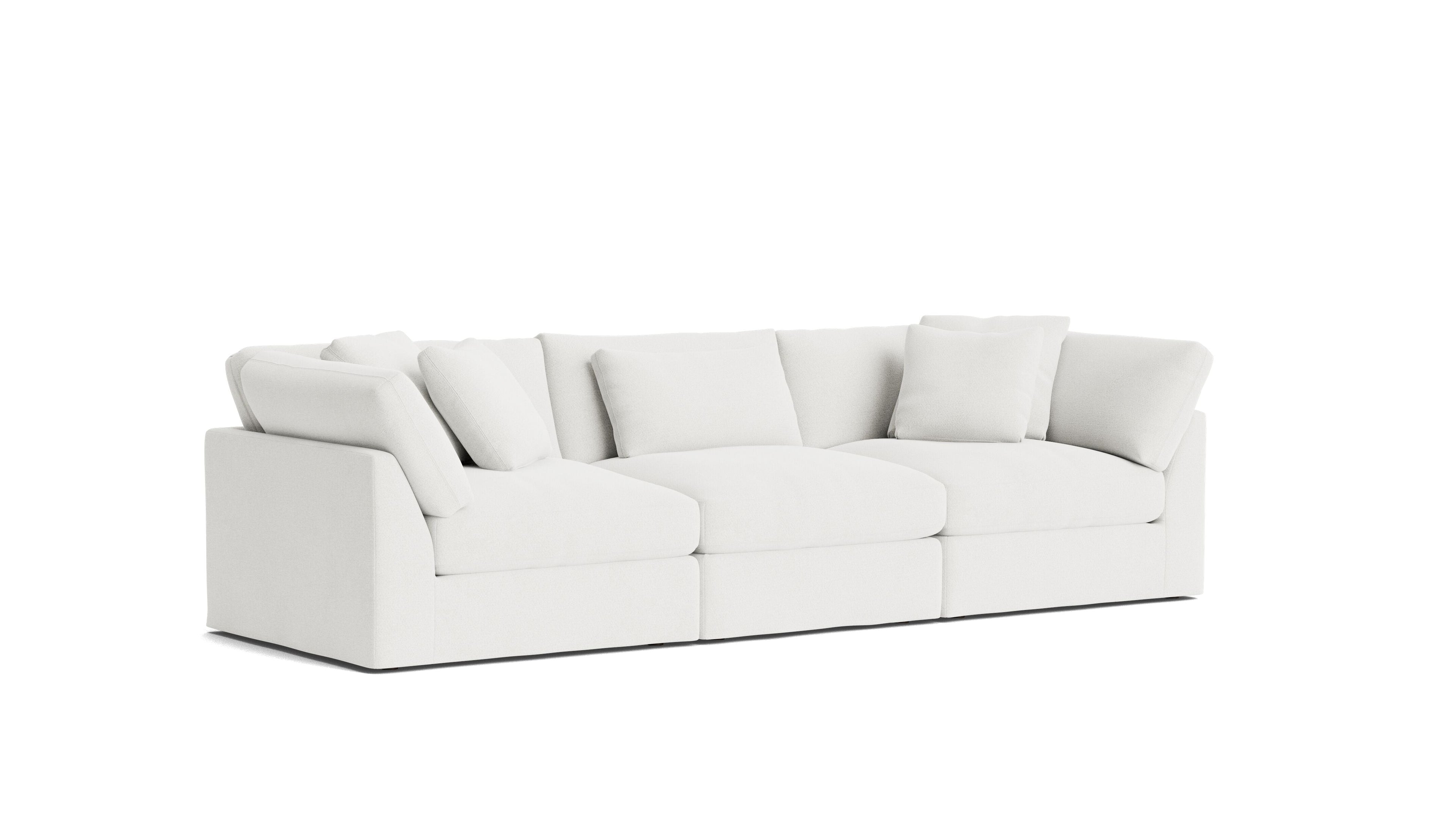 Canapé modulaire 3 pièces Get Together™, grand modèle, couleur sel marin