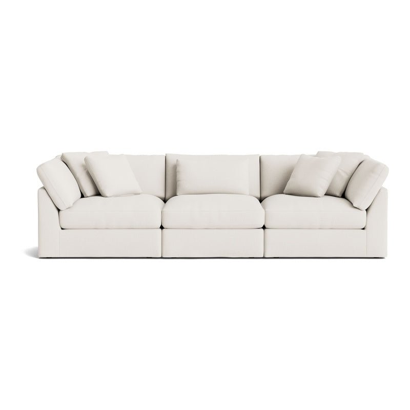 Canapé modulaire 3 pièces Get Together™, grand modèle, lin crème