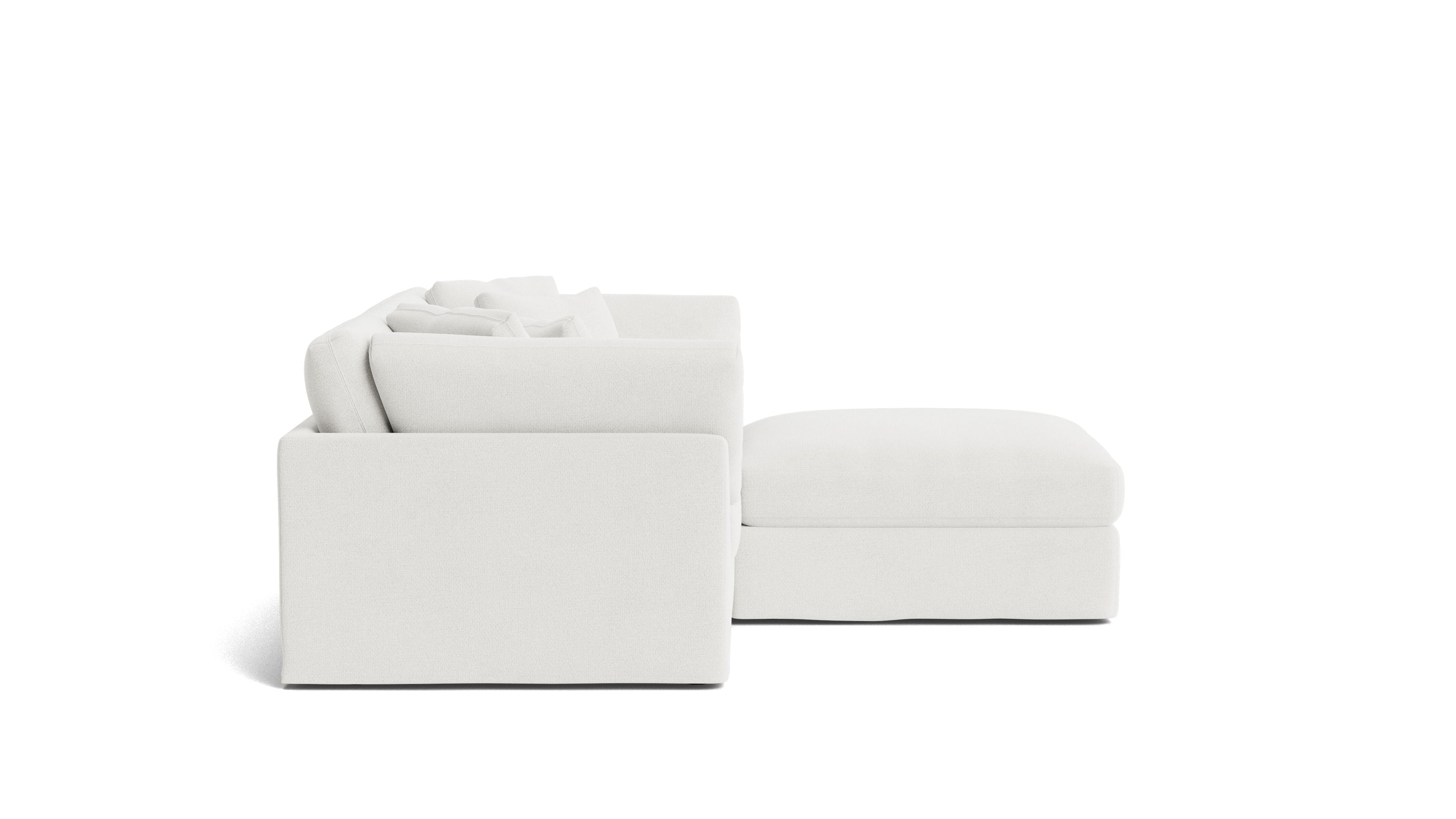 Canapé d'angle modulaire 3 pièces Get Together™, grand modèle, couleur sel marin