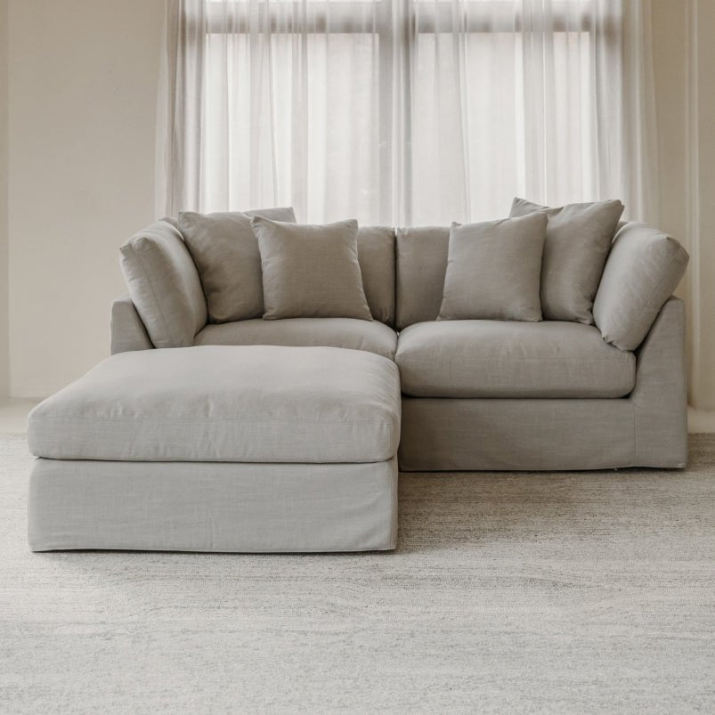 Canapé d'angle modulaire 3 pièces Get Together™, grand modèle, couleur argile