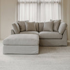 Canapé d'angle modulaire 3 pièces Get Together™, grand modèle, couleur argile