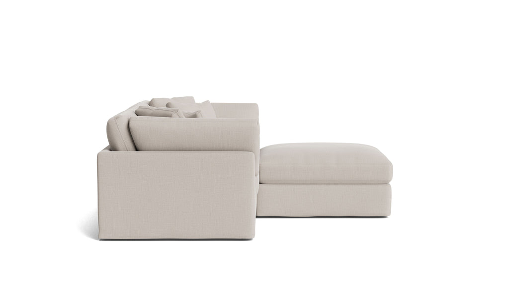 Canapé d'angle modulaire 3 pièces Get Together™, grand modèle, couleur argile