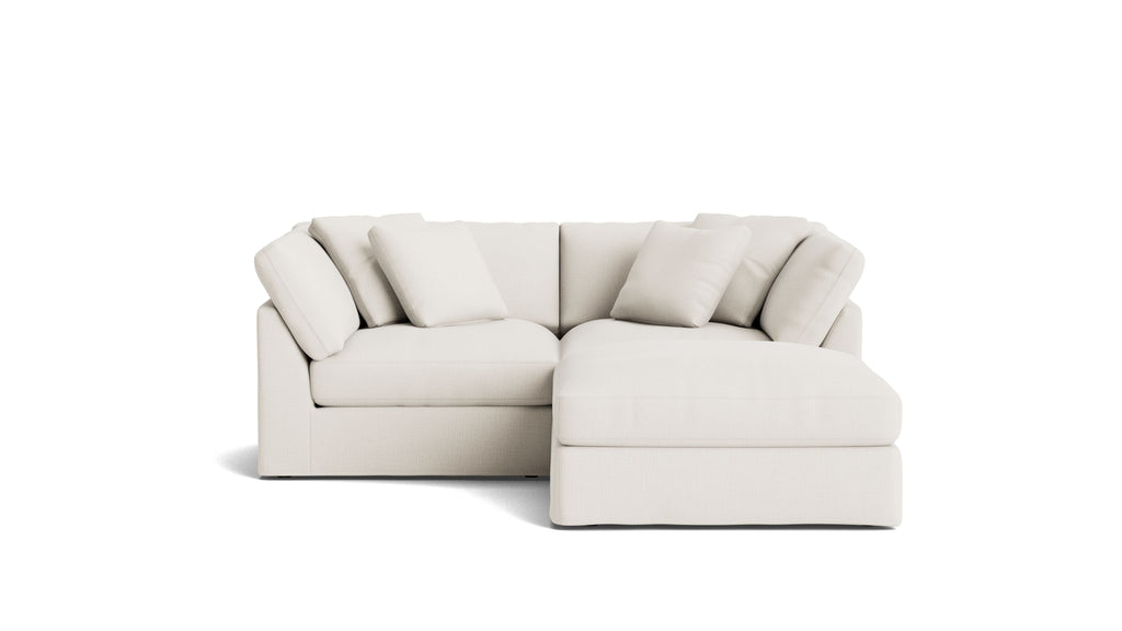 Canapé d'angle modulaire 3 pièces Get Together™, grand modèle, lin crème