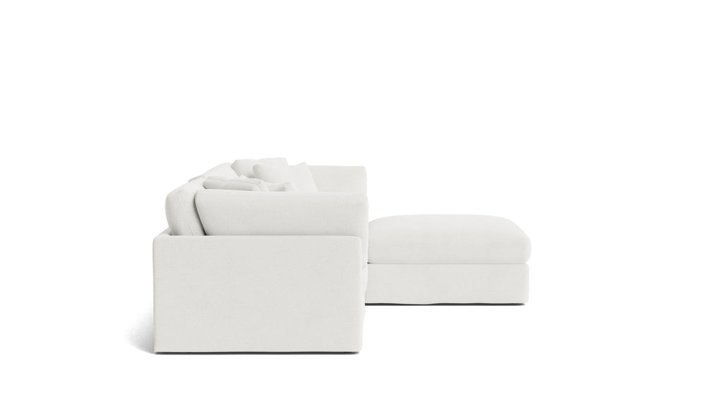 Canapé d'angle modulaire 4 pièces Get Together™, grand modèle, couleur sel marin