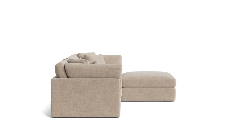 Canapé d'angle modulaire 4 pièces Get Together™, grand modèle, couleur champagne