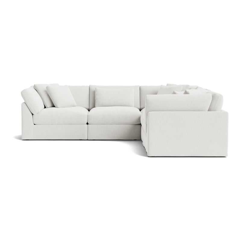 Canapé d'angle modulaire 5 pièces Get Together™ fermé, grand modèle, sel marin