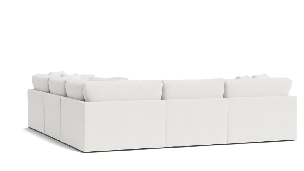 Canapé d'angle modulaire 5 pièces Get Together™ fermé, grand modèle, sel marin