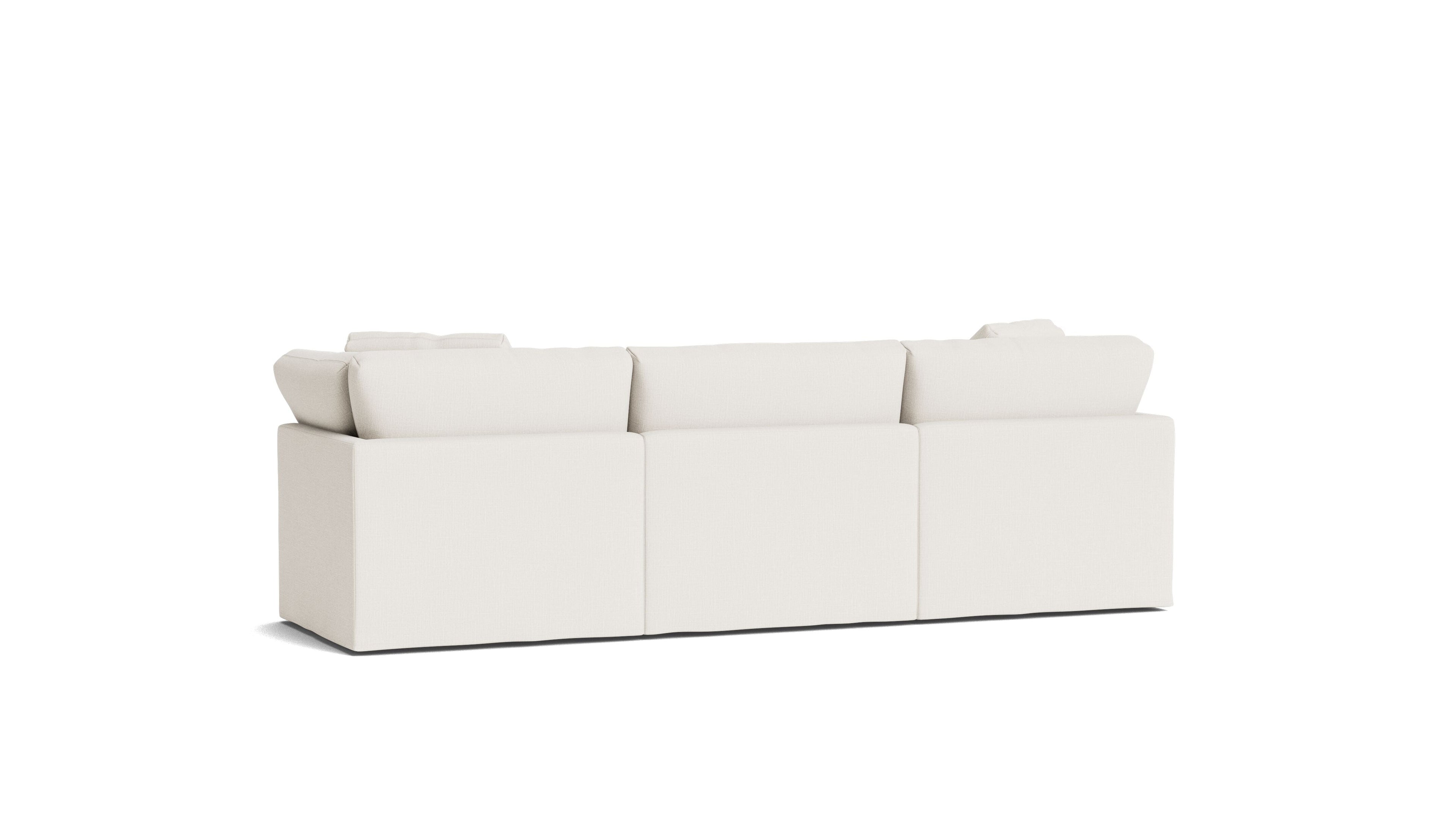 Canapé modulaire 3 pièces Get Together™, standard, lin crème