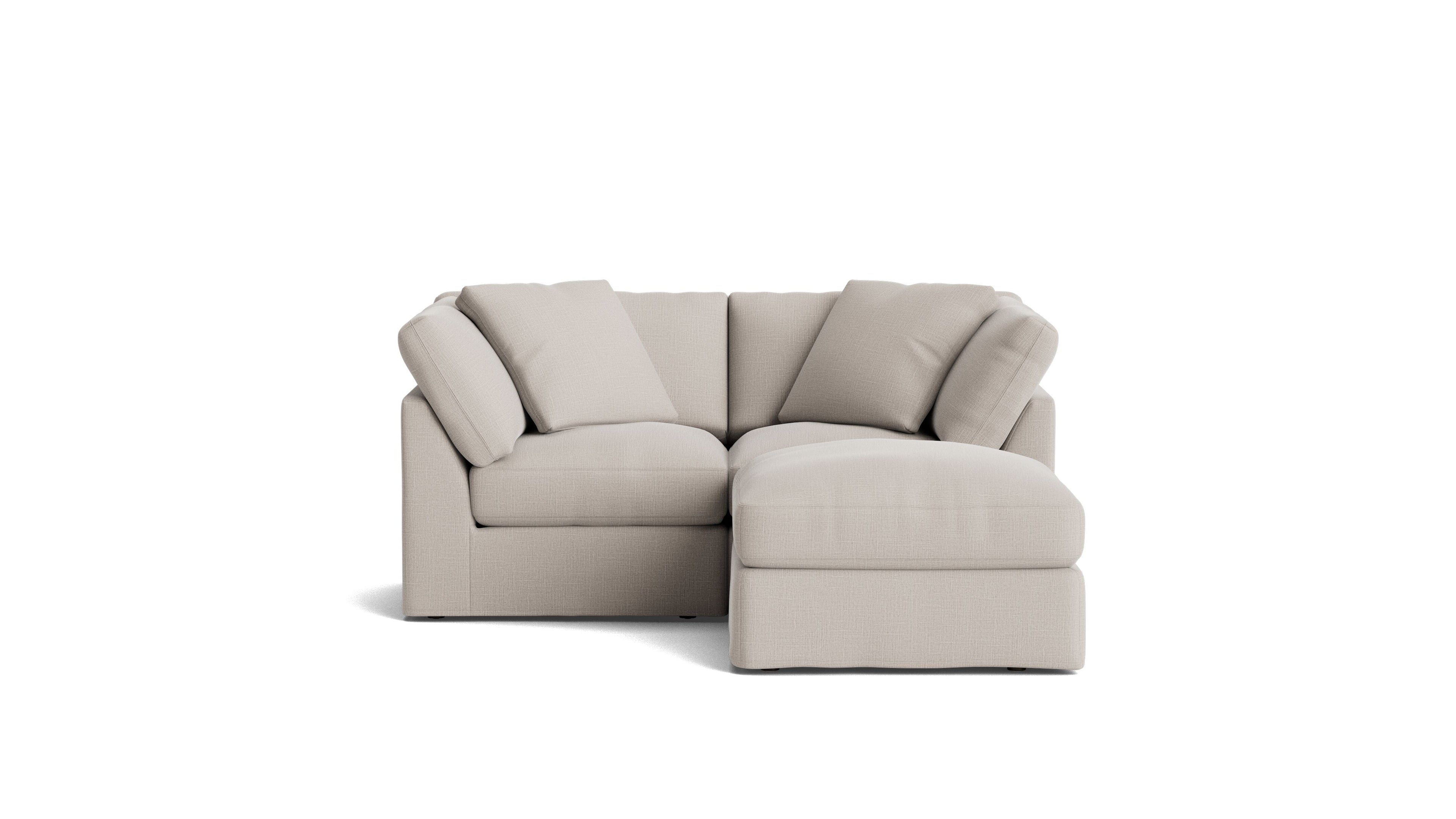 Canapé d'angle modulaire 3 pièces Get Together™, standard, couleur argile