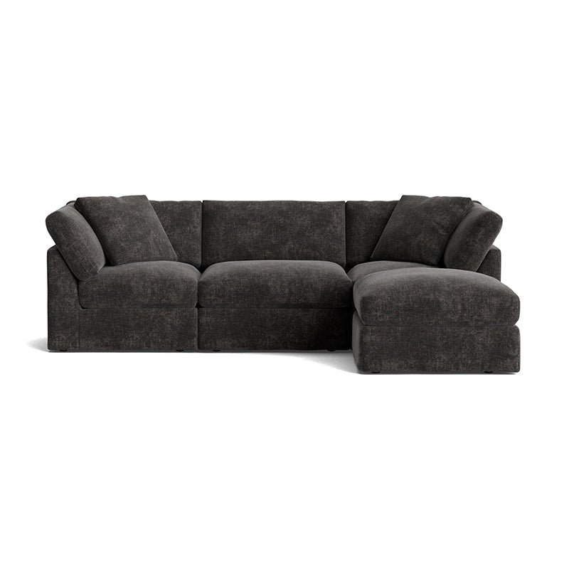 Canapé d'angle modulaire 4 pièces Get Together™, standard, couleur truffe