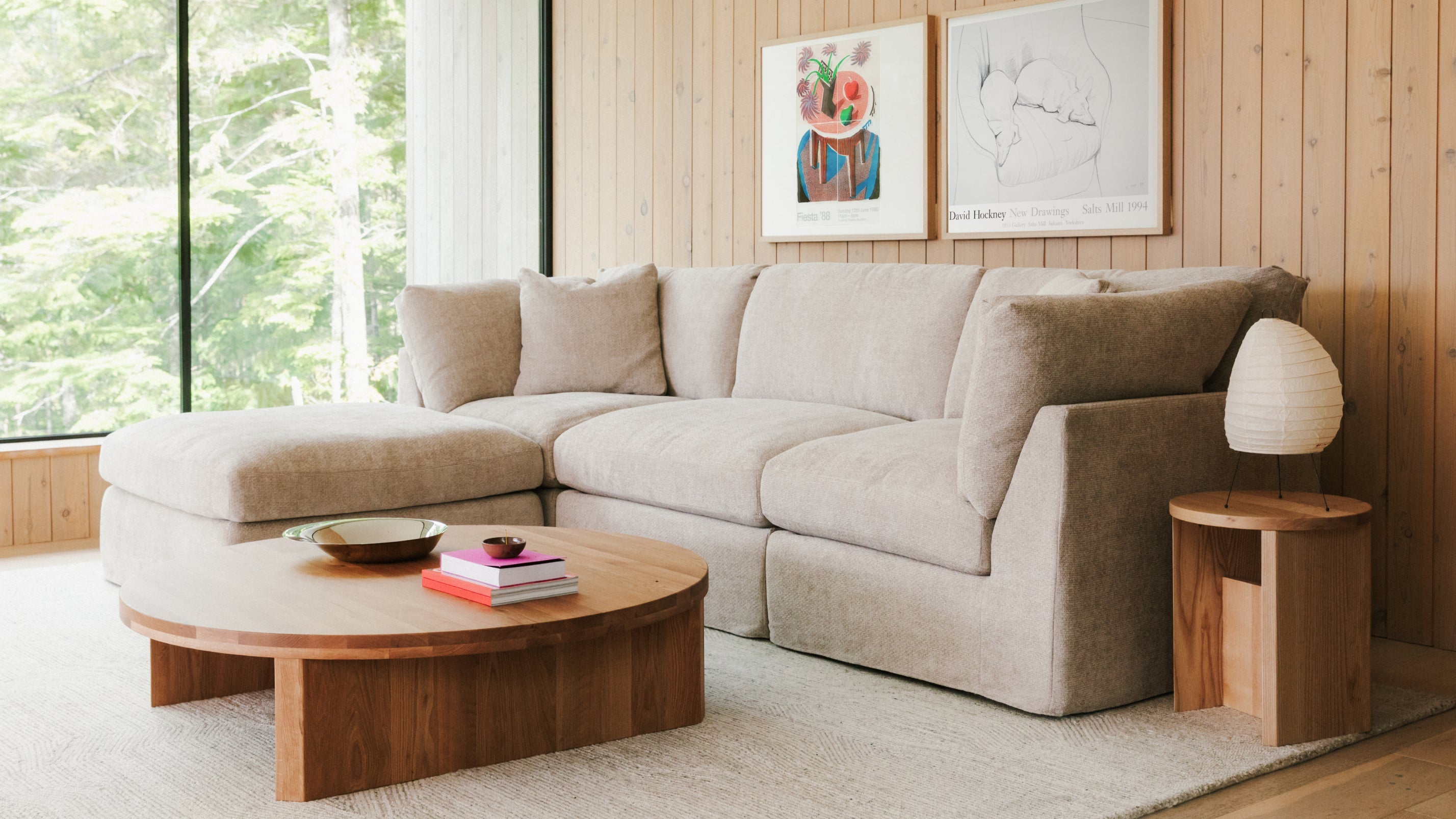 Canapé d'angle modulaire 4 pièces Get Together™, Standard, Champagne