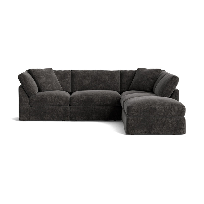 Canapé d'angle modulaire 5 pièces Get Together™, standard, couleur truffe