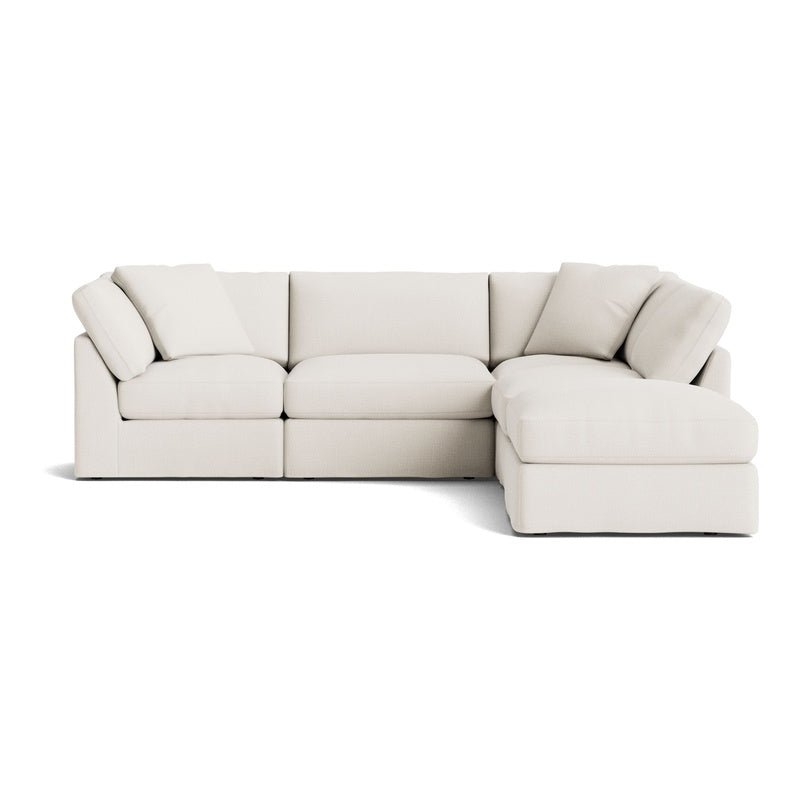 Canapé d'angle modulaire 5 pièces Get Together™, standard, lin crème