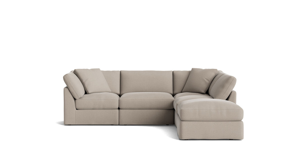 Canapé d'angle modulaire 5 pièces Get Together™, Standard, Gris clair