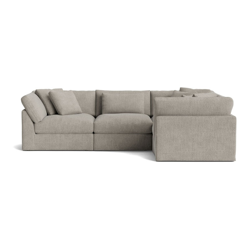 Canapé d'angle modulaire 4 pièces Get Together™ fermé, grand, couleur avoine