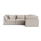 Canapé d'angle modulaire 4 pièces Get Together™ fermé, grand modèle, couleur argile