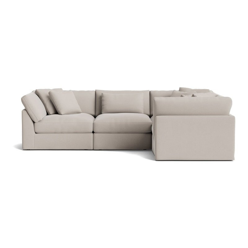 Canapé d'angle modulaire 4 pièces Get Together™ fermé, grand modèle, couleur argile