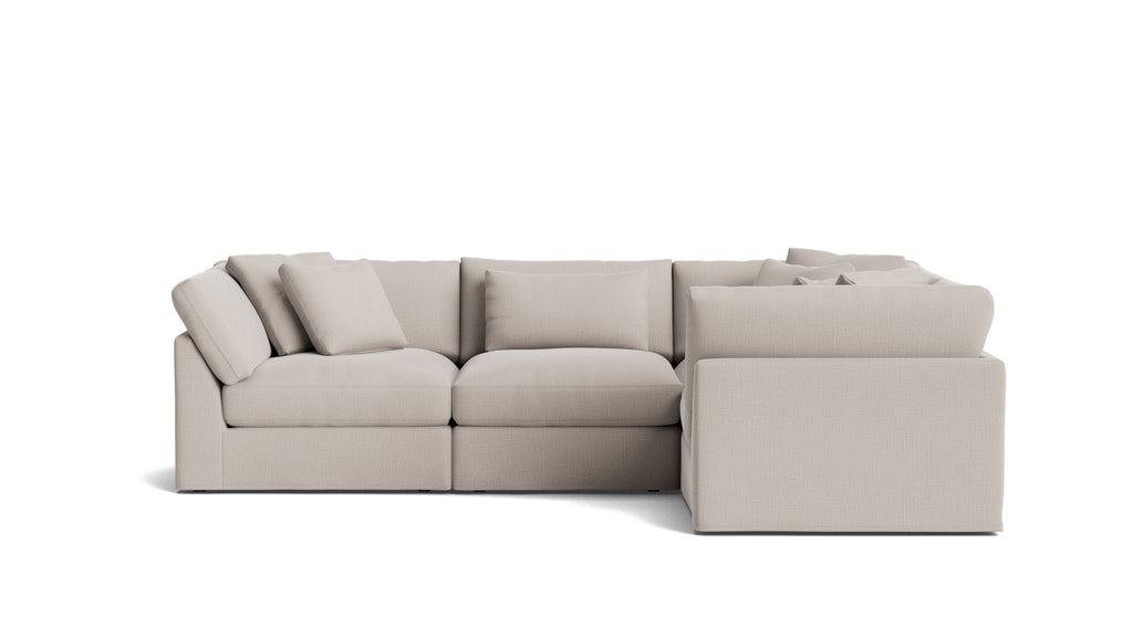 Canapé d'angle modulaire 4 pièces Get Together™ fermé, grand modèle, couleur argile