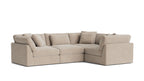 Canapé d'angle modulaire 4 pièces Get Together™ fermé, grand modèle, champagne