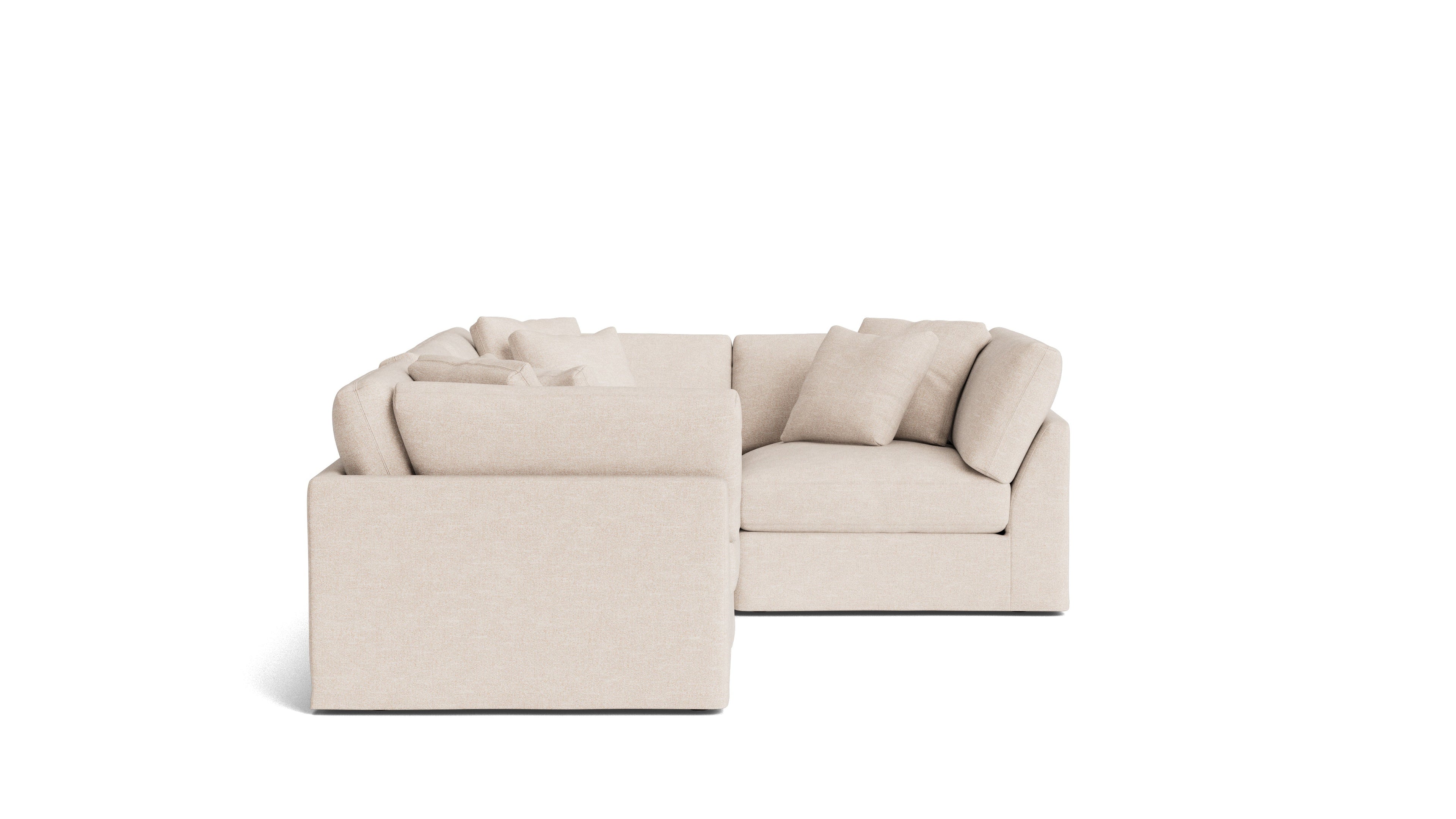 Canapé d'angle modulaire 4 pièces Get Together™ fermé, grand modèle, Sunbeam