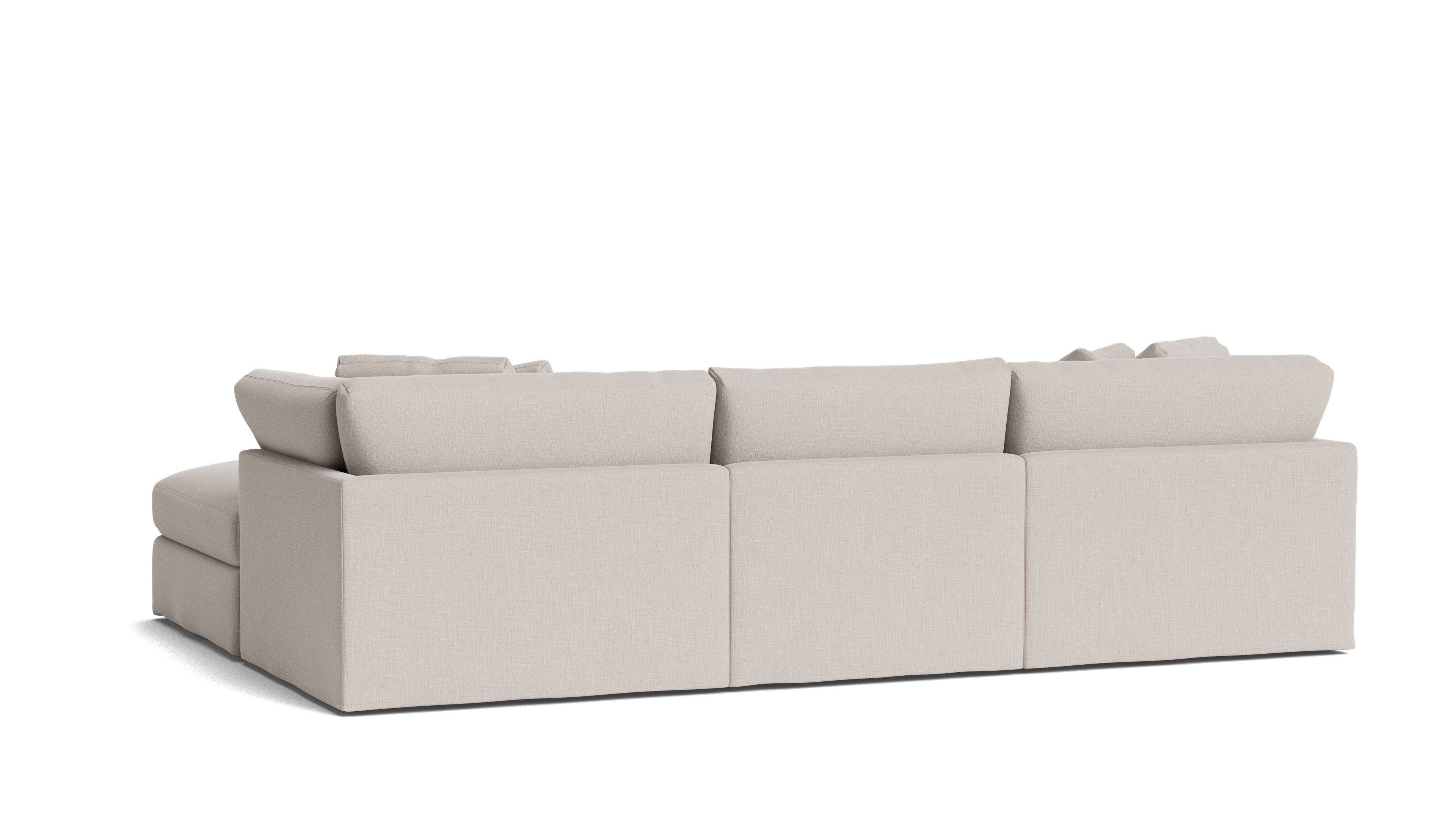 Canapé d'angle modulaire en U 5 pièces Get Together™, grand modèle, couleur argile