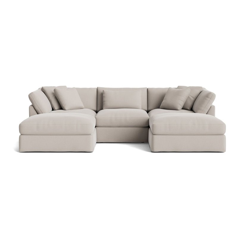 Canapé d'angle modulaire en U 5 pièces Get Together™, grand modèle, couleur argile