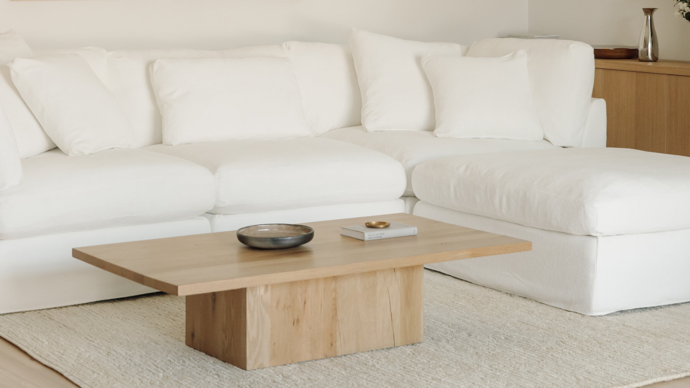 Canapé d'angle modulaire en U 6 pièces Get Together™, grand modèle, couleur sel marin