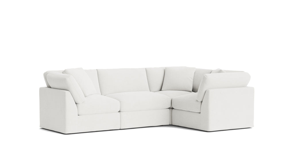 Canapé d'angle modulaire 4 pièces Get Together™ fermé, standard, sel marin