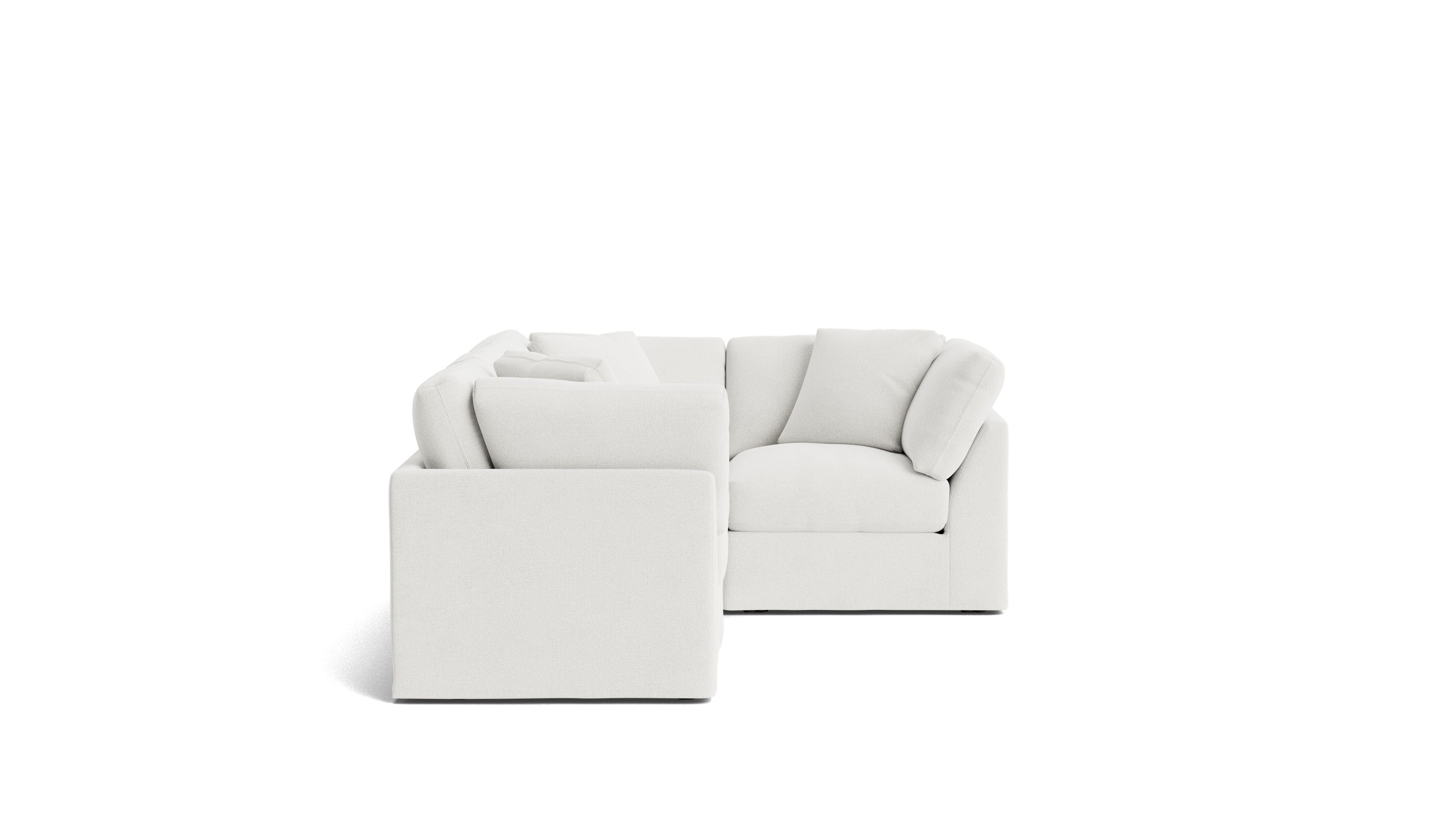 Canapé d'angle modulaire 4 pièces Get Together™ fermé, standard, sel marin