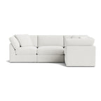 Canapé d'angle modulaire 4 pièces Get Together™ fermé, standard, sel marin