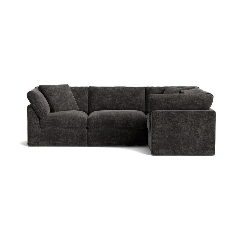 Canapé d'angle modulaire 4 pièces Get Together™ fermé, standard, couleur truffe