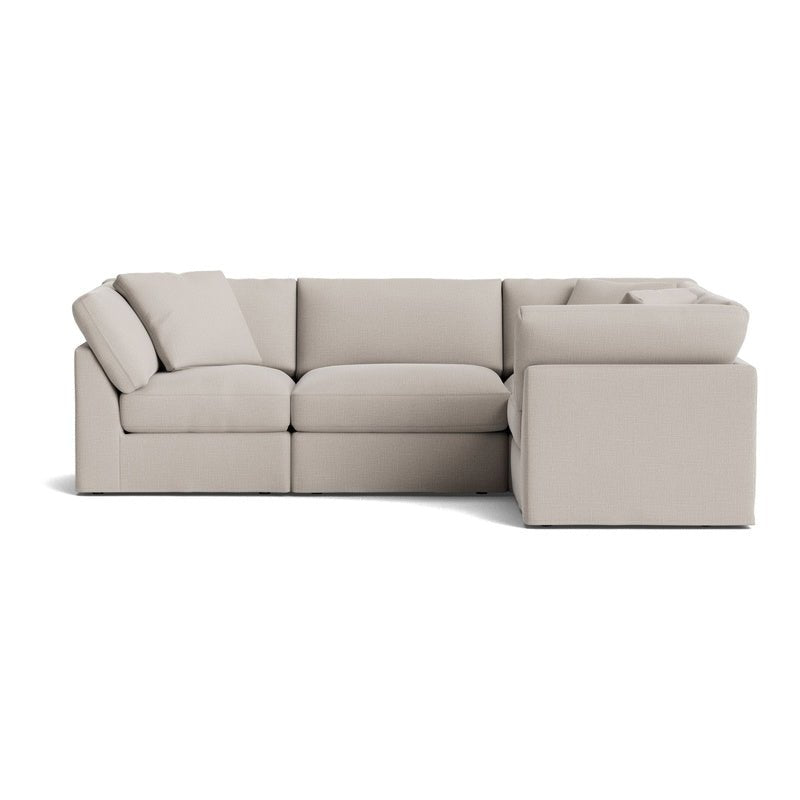 Canapé d'angle modulaire 4 pièces Get Together™ fermé, standard, argile