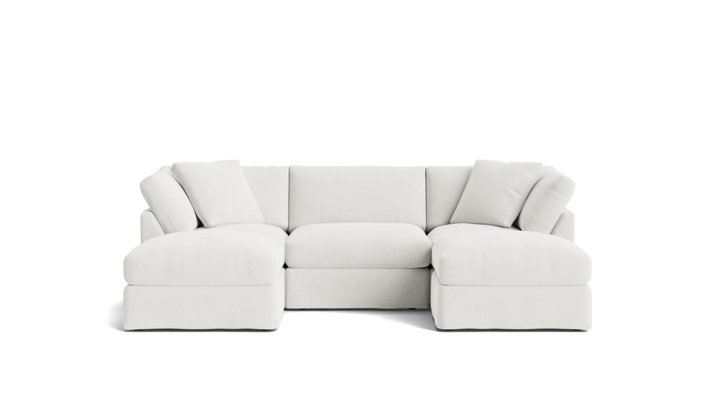 Canapé d'angle modulaire en U 5 pièces Get Together™, standard, sel marin