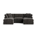 Canapé d'angle modulaire en U 5 pièces Get Together™, standard, couleur truffe