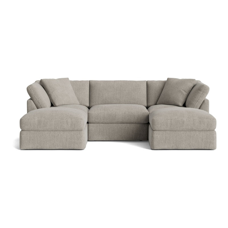 Canapé d'angle modulaire en U 5 pièces Get Together™, standard, couleur avoine