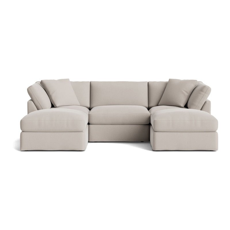 Canapé d'angle modulaire en U 5 pièces Get Together™, standard, couleur argile