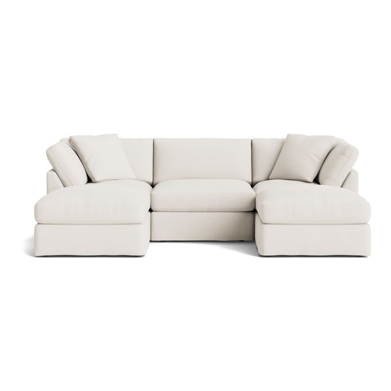 Canapé d'angle modulaire en U 5 pièces Get Together™, standard, lin crème