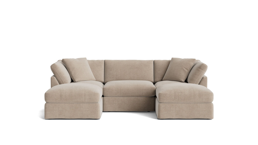 Canapé d'angle modulaire en U 5 pièces Get Together™, Standard, Champagne