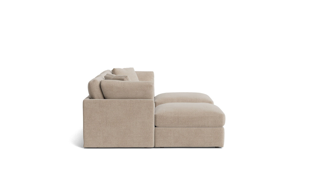 Canapé d'angle modulaire en U 5 pièces Get Together™, Standard, Champagne